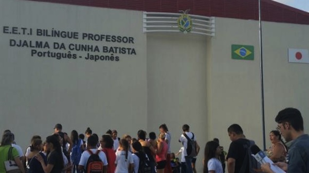 Escola é reinaugurada em Manaus e oferece ensino bilíngue japonês-português