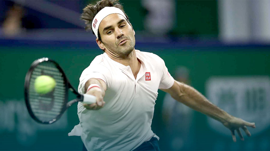 Federer fez uma partida correta contra Nishikori, do Japão