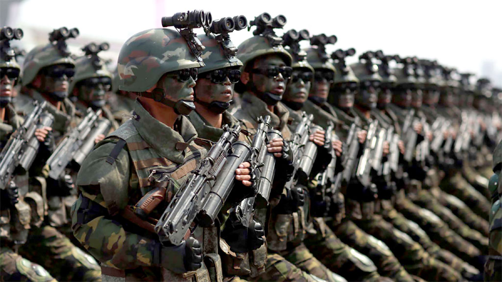 Além do exército regular, a Coreia do Sul paga uma fortuna aos EUA, todos os anos, para treinar e manter suas tropas