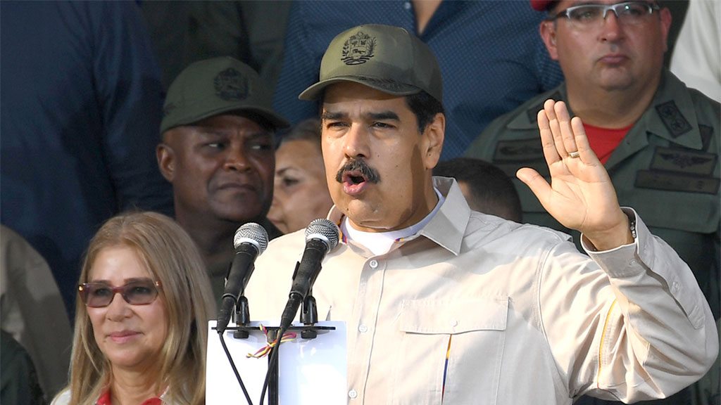 Maduro conta com o apoio do alto comando das Forças Armadas venezuelanas