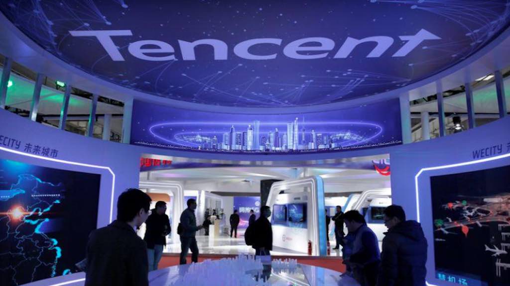 A Tencent Holdings, maior empresa de mídia social e videogames da China