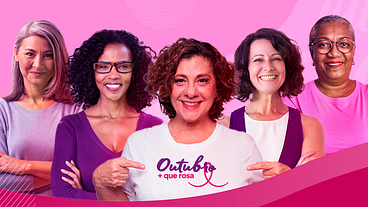 Outubro Rosa realça a necessidade de atenção à saúde da mulher