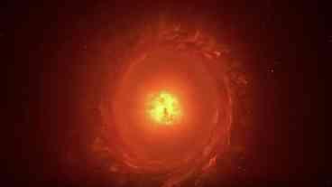 Cientistas registram pela primeira vez imagem de estrela à beira do colapso