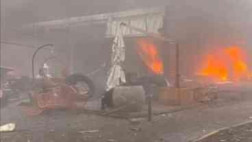 Aeronave cai em área central de Gramado, no Rio Grande do Sul