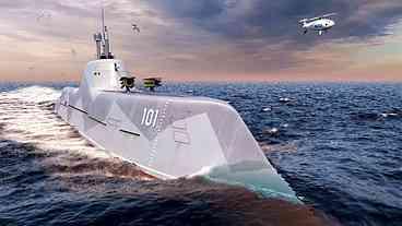 Indústria naval substitui submarinos por drones movidos a energia nuclear