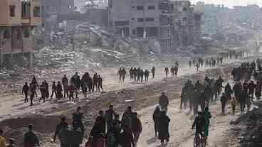 Após atraso, acordo de cessar-fogo entra em vigor na Faixa de Gaza