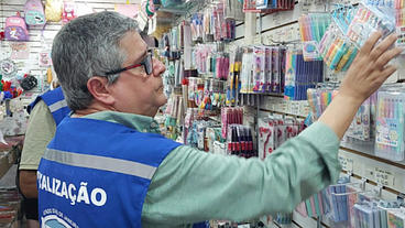 Operação Aulas Seguras: mais de 400 mil produtos são fiscalizados