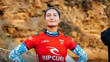 Luana Silva é vice-campeã em Bells Beach