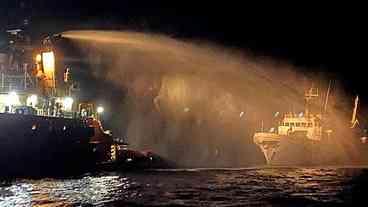 Barco humanitário atacado em Malta durante missão a Gaza