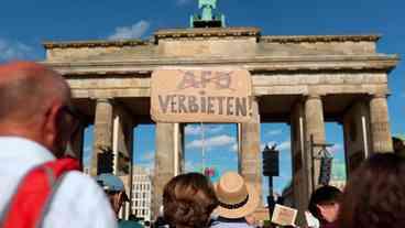 Protestos na Alemanha contra o partido AfD