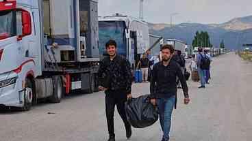 Fuga em massa do Irã para o Azerbaijão