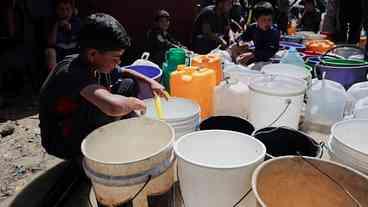 Falta de água em Gaza atinge níveis críticos, segundo Unicef