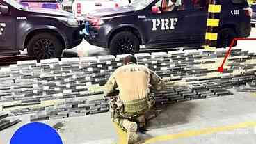PRF Apreende 1,3 Tonelada de Cocaína na Paraíba