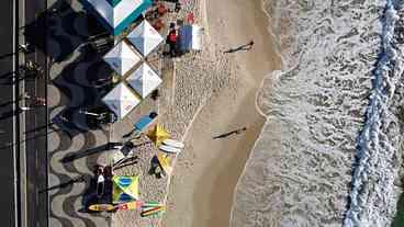 Nível do mar pode reduzir praias do Rio em 100 metros
