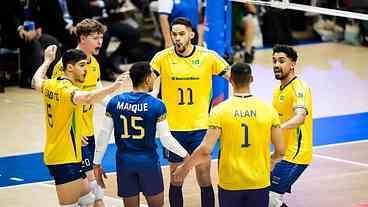 Brasil vence Argentina na Liga das Nações de Vôlei