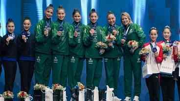 Brasil conquista ouro inédito na ginástica rítmica