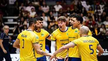 Brasil avança nas quartas da Liga das Nações de Vôlei