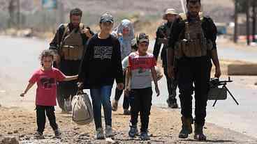 Mais de 90 mil sírios deslocados pela guerra