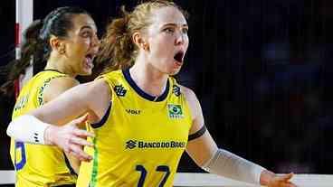 Brasil vence Porto Rico e avança no Mundial de Vôlei