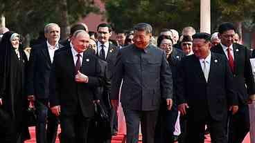 Desfile Militar em Pequim: Xi, Putin e Kim Juntos