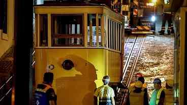 Tragédia no Elevador da Glória em Lisboa
