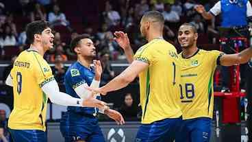 Brasil vence China na estreia do Mundial de Vôlei