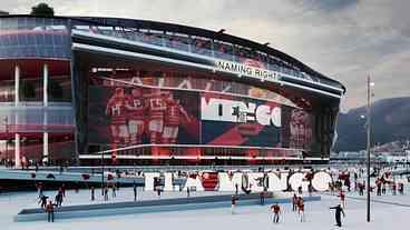 Flamengo planeja estádio do Gasômetro com 72 mil lugares