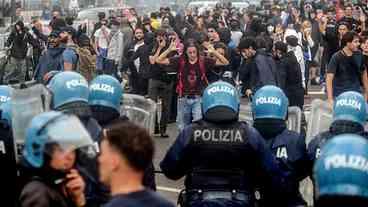 Conflitos em Milão: Protesto em Defesa de Gaza