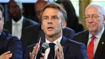 Comboio de Trump atrasa Macron em Nova York