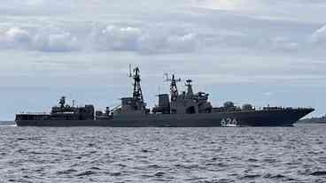 Dinamarca denuncia provocações navais russas