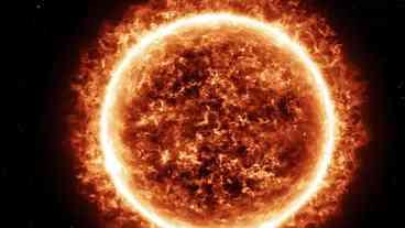 Objeto gigante engole massas solares por segundo