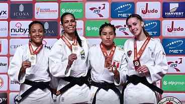 Brasileiras brilham no GP de Judô em Lima com 4 medalhas