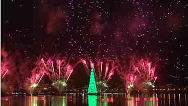 Árvore de Natal da Lagoa com 90 mil luzes