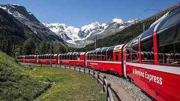 Bernina Express: Paisagens Únicas dos Alpes