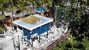 Demolição de Quiosque no Mirante do Leblon