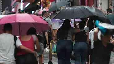 Chuvas e Ventania no Centro-Sul do Brasil