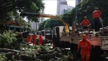 Ciclone deixa 800 mil sem luz em SP