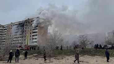 Bombardeio em Zaporizhia fere 26 pessoas