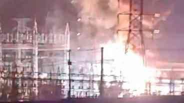 Incêndio na Enel causa apagão no Grande Rio