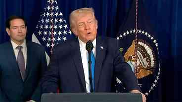 Trump Anuncia Controle dos EUA na Venezuela