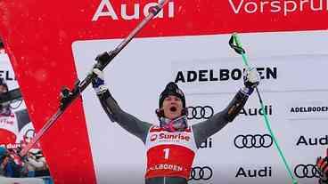 Lucas Pinheiro conquista prata no esqui alpino