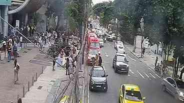 Incêndio no Shopping da Gávea: Sem Feridos