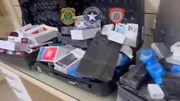 PF apreende eletrônicos e anabolizantes em aeroporto de Londrina