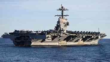 EUA Enviam Maior Porta-Aviões ao Oriente Médio