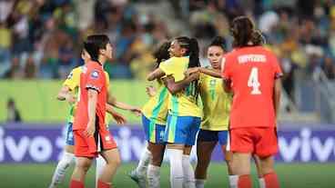 Brasil Goleia Coreia do Sul no Fifa Series Feminino