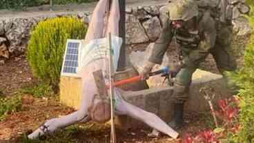 Igreja condena profanação de imagem de Cristo