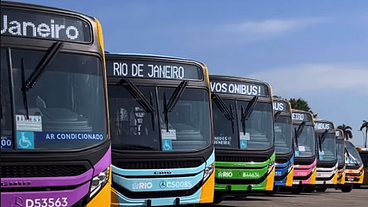 Rio recebe 102 novos ônibus para melhorar transporte