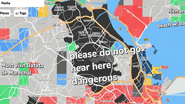 Mapa Divertido do Rio: Bairros em 'Tribos'
