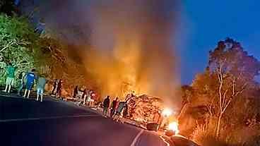 Acidente fatal em Minas Gerais deixa nove mortos