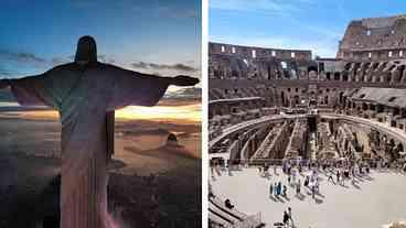 Cristo Redentor e Coliseu: Aliança Cultural